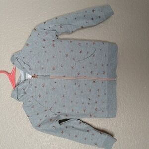 Pony Tails | Girls | Sparkly Stars Hooded Sweater| M(5/6)